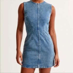 Abercrombie denim dress, wear layered or slvless